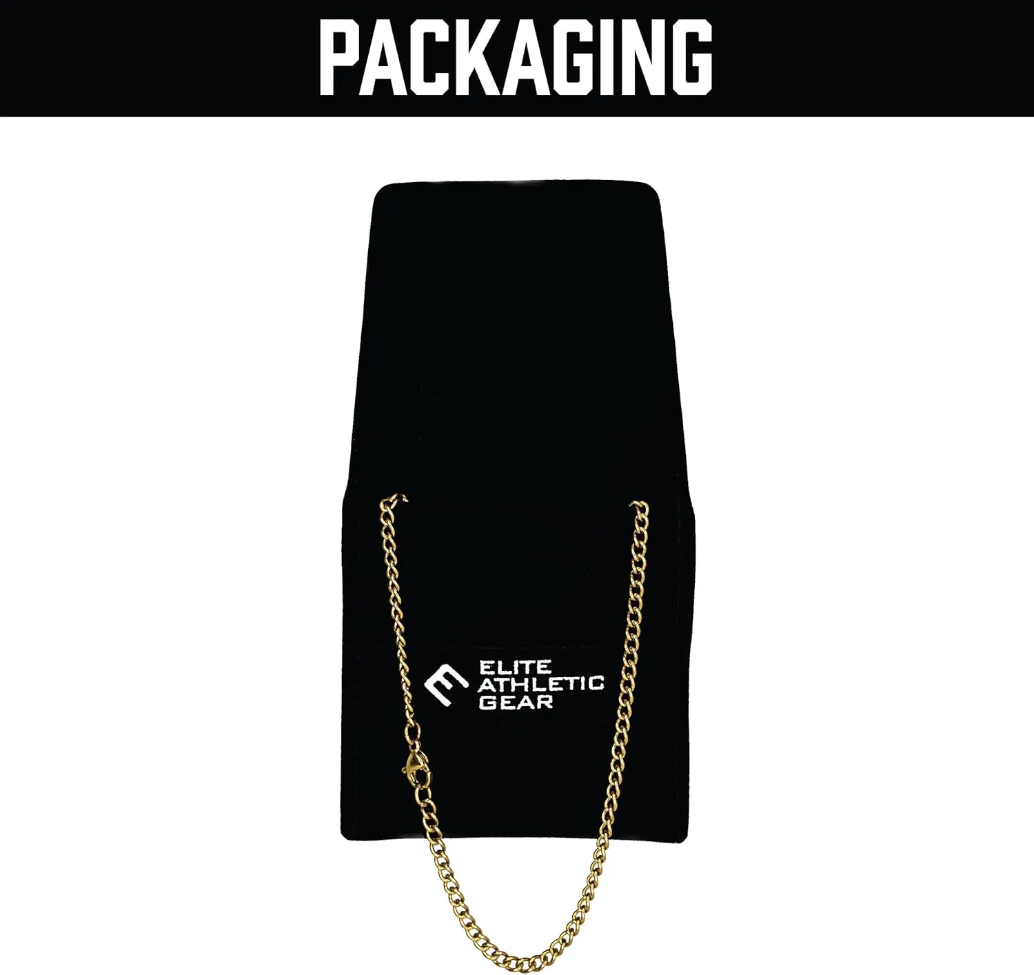 00-99 Number Pendant With Chain Necklace - 14K Gold Plated Stainless Steel