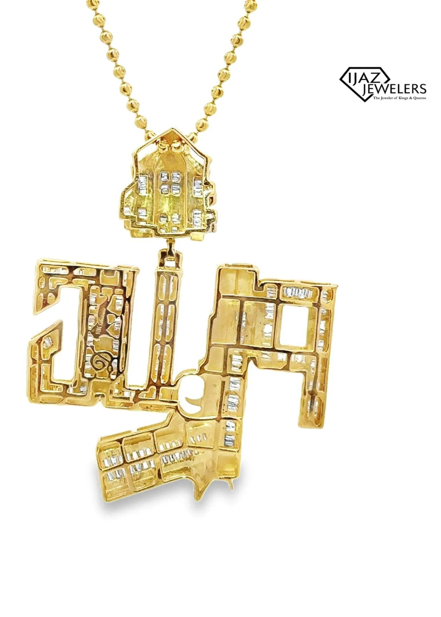 10K Gold 3.20 CTW Diamond Plug Charm