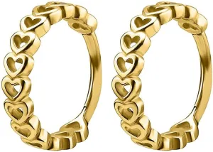 316L Surgical Steel Heart Huggie Hoop Earrings Hypoallergenic Cartilage Hoops Earrings 16G Nose Rings 8mm Small Huggie Earring for Women