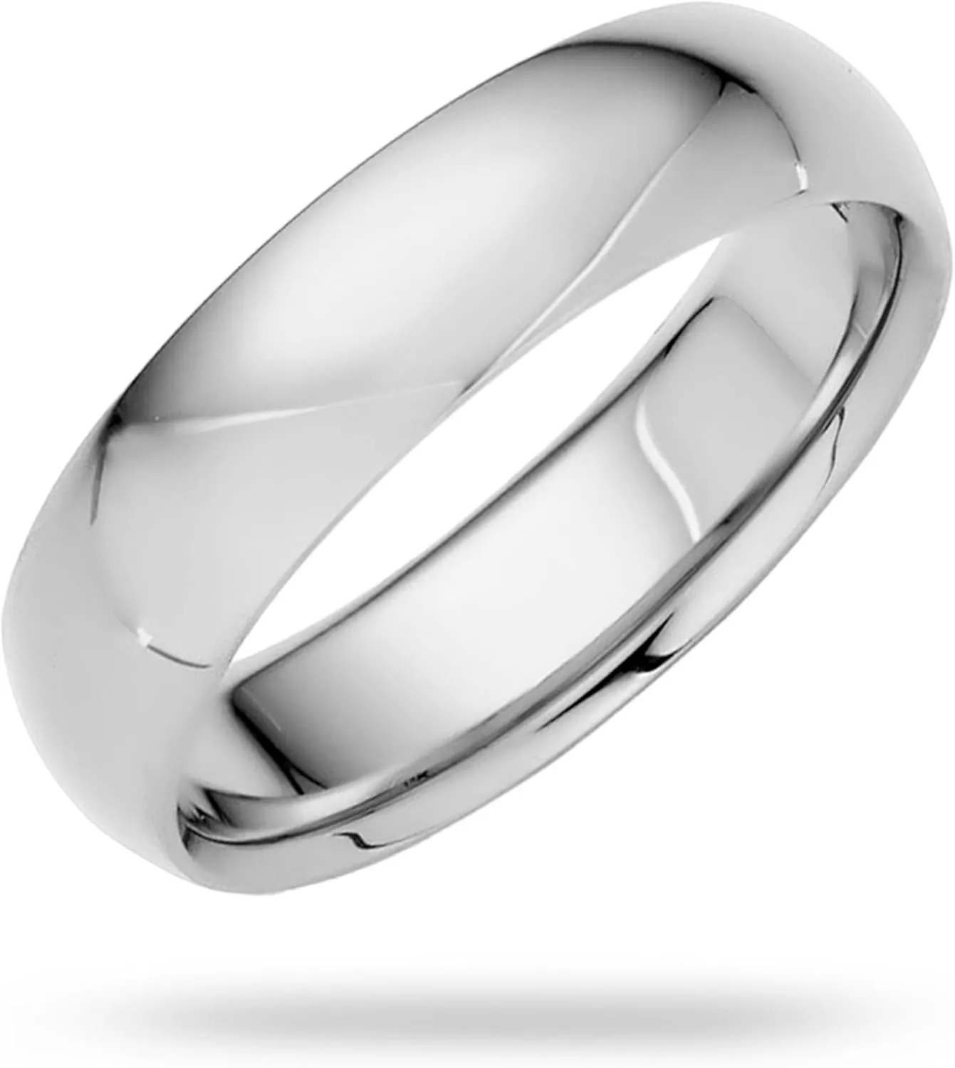 5mm Solid Gold Wedding Bands for Women or Men, 10k or 14k Gold Rings, Comfort Fit Womens and Mens Wedding Ring - Premium Collection from EWB