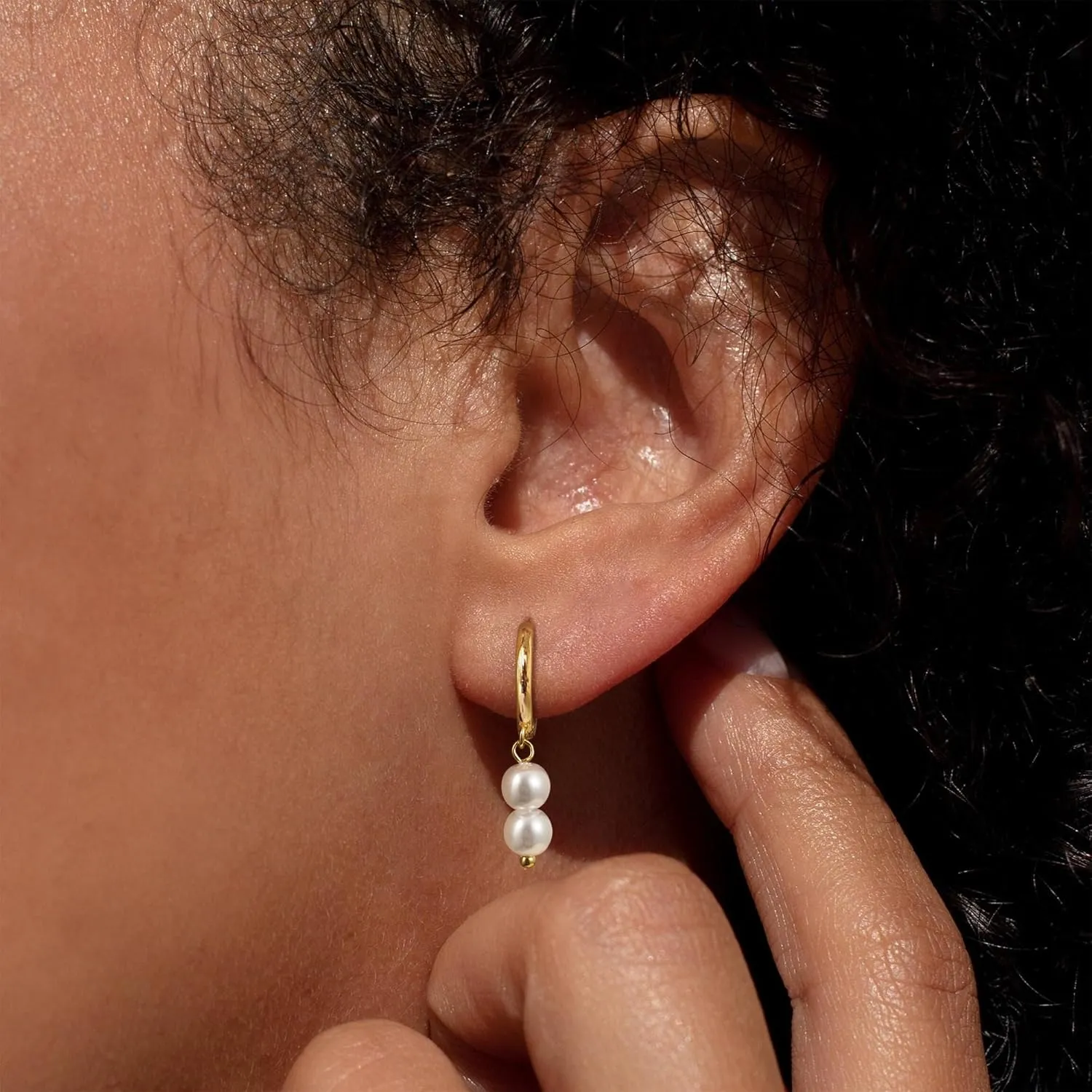 6 Pairs Gold Hoop Earrings Set for Women - 14K Gold Plated Hypoallergenic Huggie Hoops Earring Lightweight Chunky Open Earrings Trendy Jewelry Dainty Gift