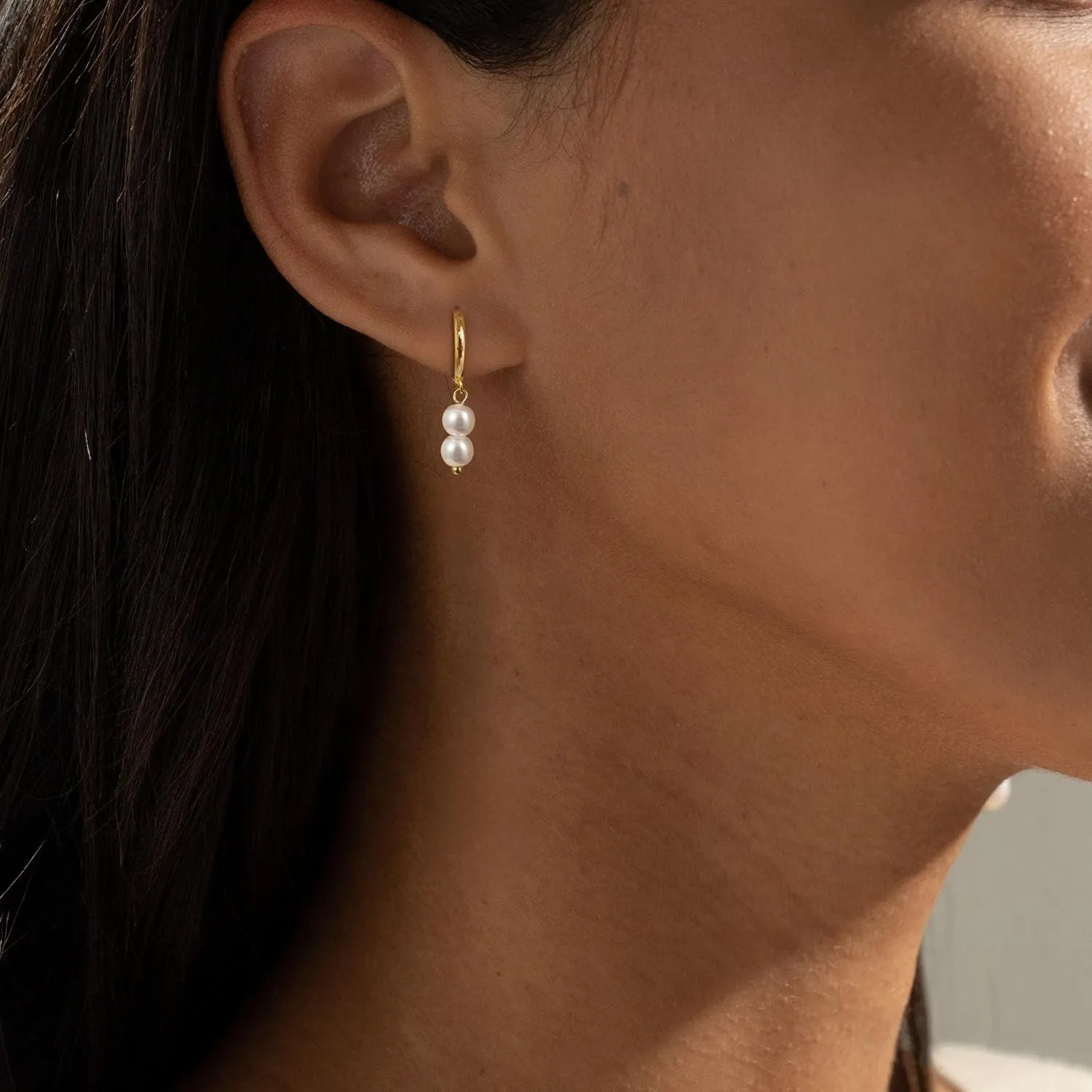 6 Pairs Gold Hoop Earrings Set for Women - 14K Gold Plated Hypoallergenic Huggie Hoops Earring Lightweight Chunky Open Earrings Trendy Jewelry Dainty Gift