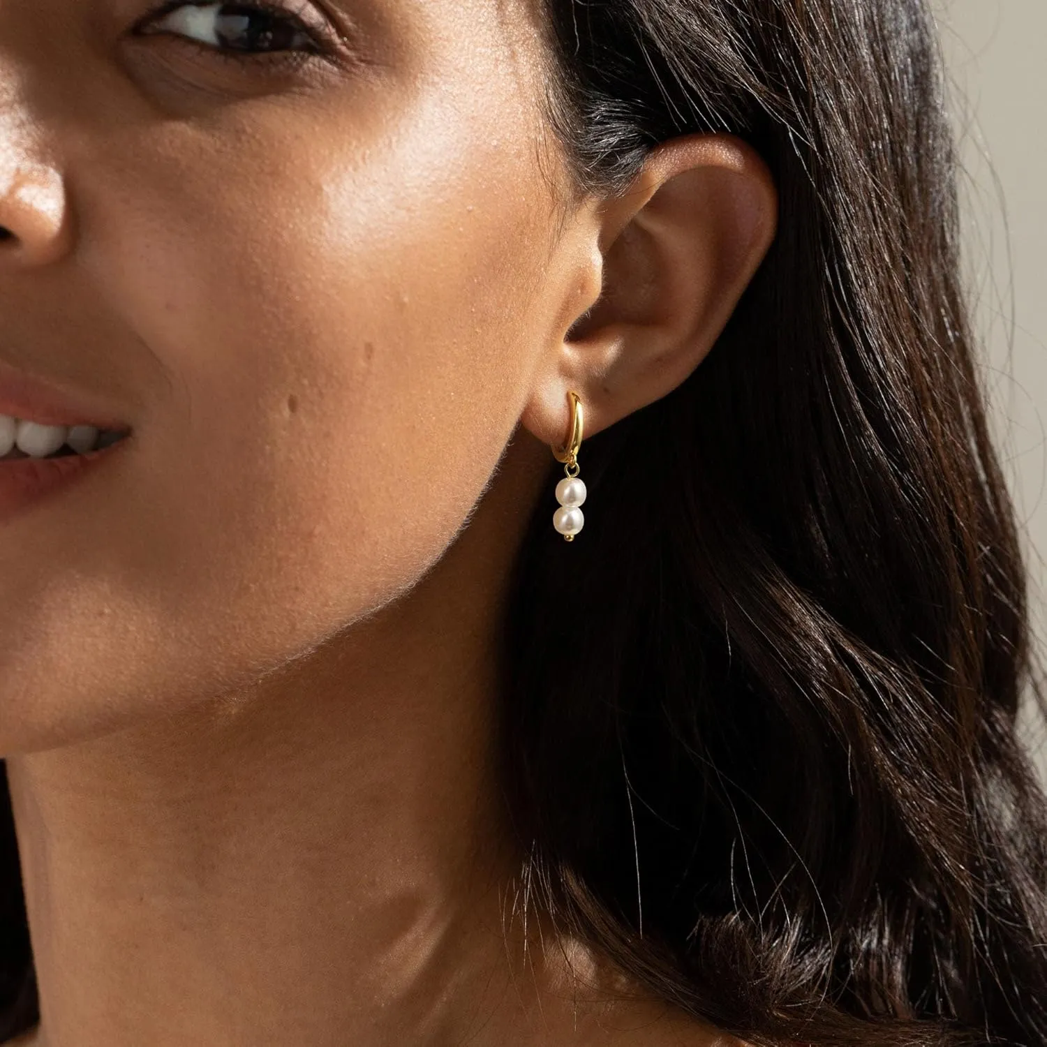6 Pairs Gold Hoop Earrings Set for Women - 14K Gold Plated Hypoallergenic Huggie Hoops Earring Lightweight Chunky Open Earrings Trendy Jewelry Dainty Gift