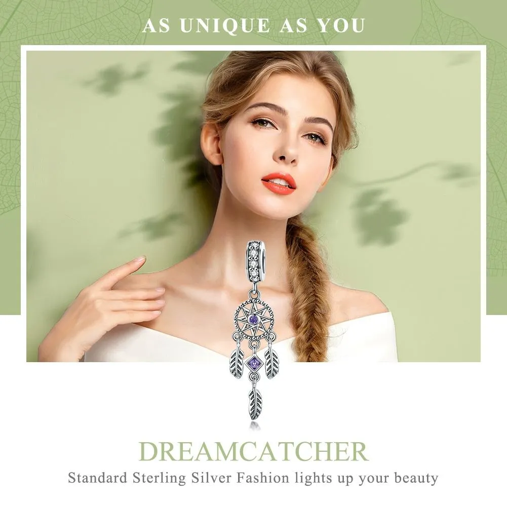 925 Sterling Silver Dream Catcher Bracelet Beads