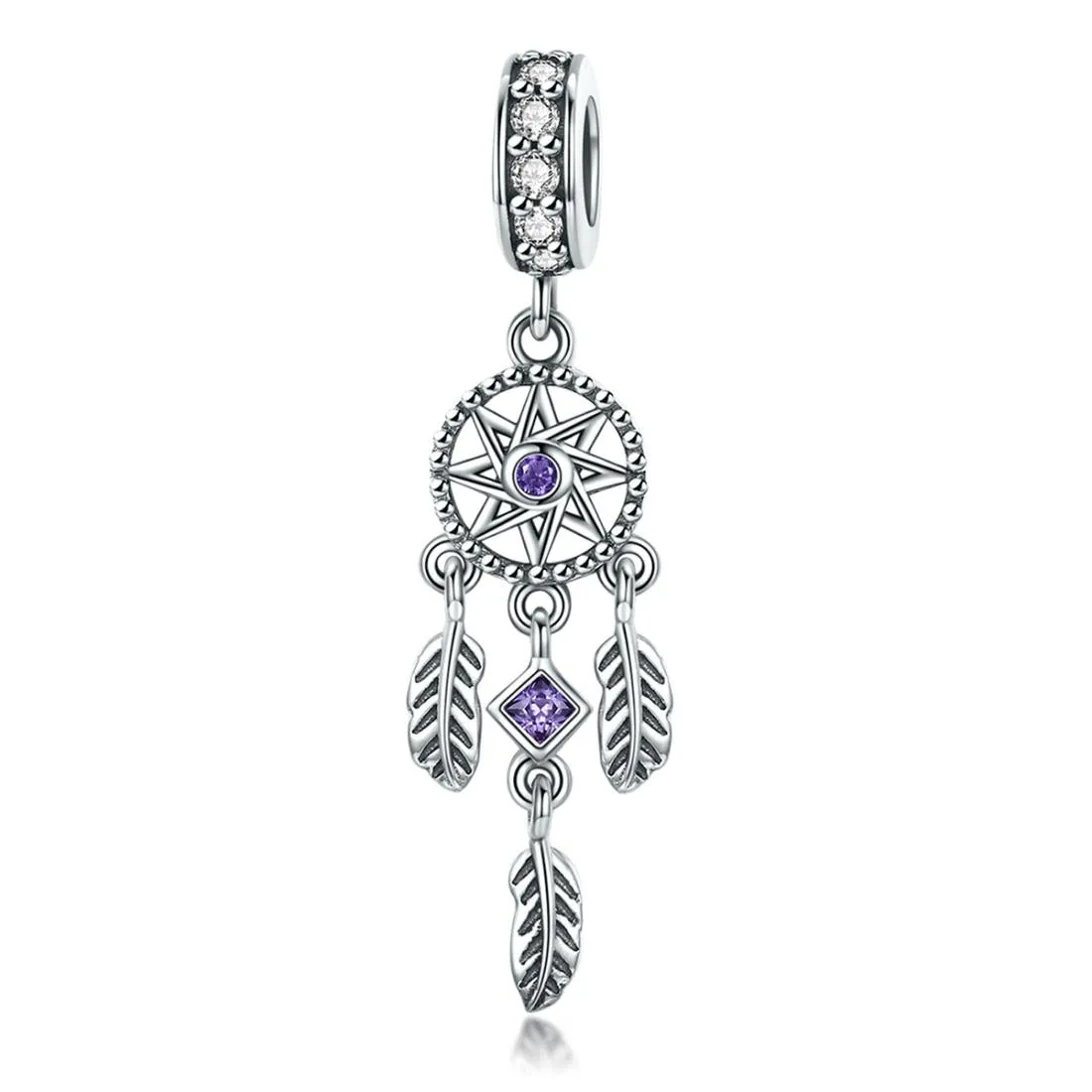 925 Sterling Silver Dream Catcher Bracelet Beads