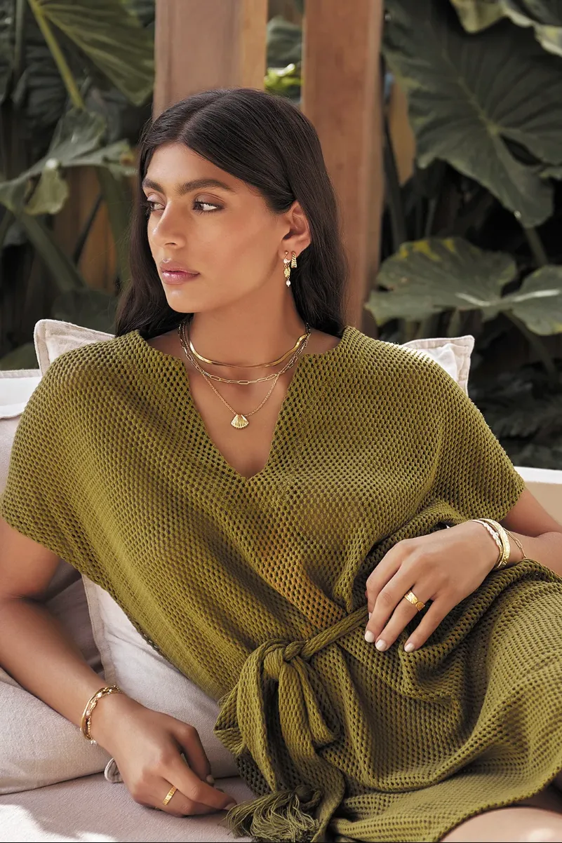 ARMS OF EVE MIMI PEARL & GOLD EARRINGS - GOLD PLATED