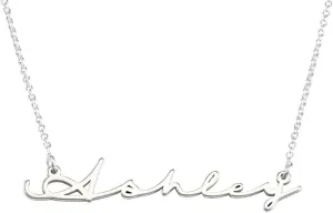 Ashley Pendant Necklace - Signature Style Name Necklace - 925 Sterling Silver - Gift for Christmas, Birthday - Jewelry for Her, Women
