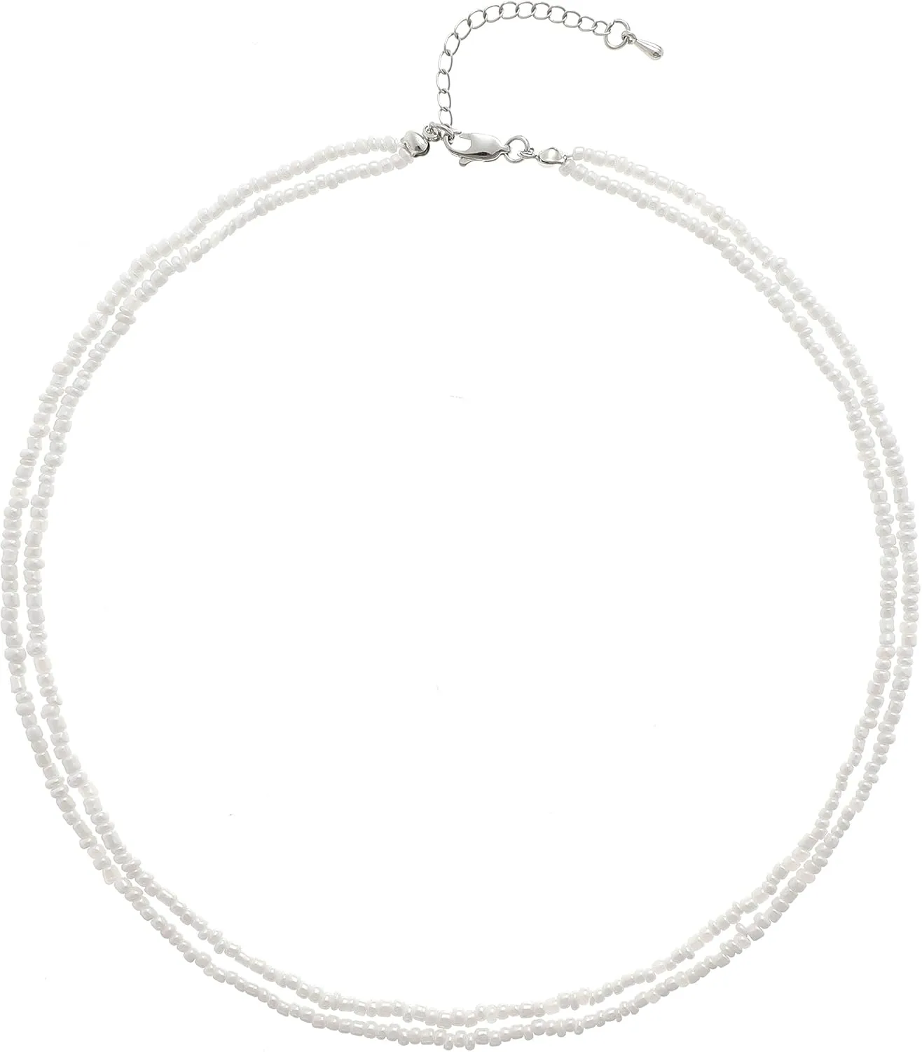 BABEYOND Round Imitation Pearl Necklace Wedding Pearl Necklace for Brides