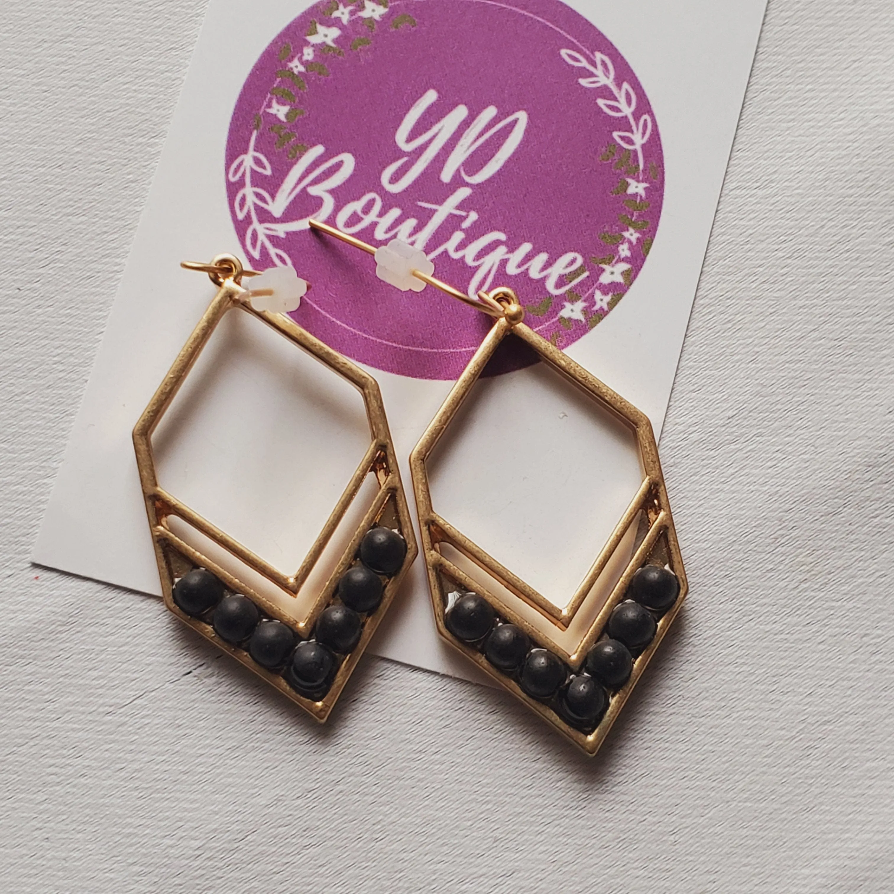 Beaded Drop Earrings