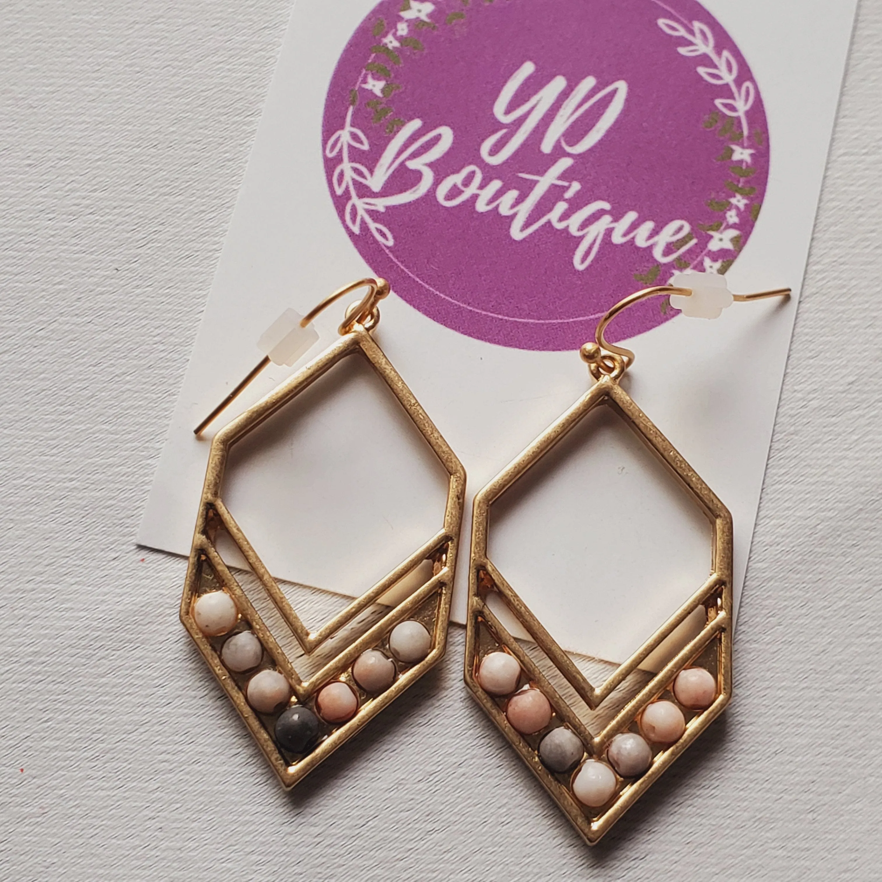 Beaded Drop Earrings
