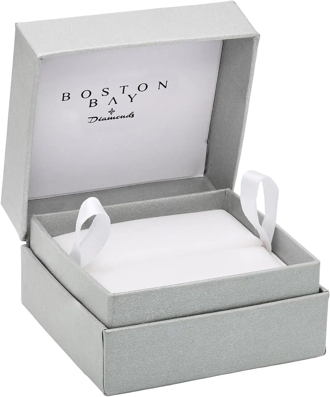 Boston Bay Diamonds Rhodium Plated 925 Sterling Silver 7-Stone Birthstone Gemstone Stacking Anniversary Ring