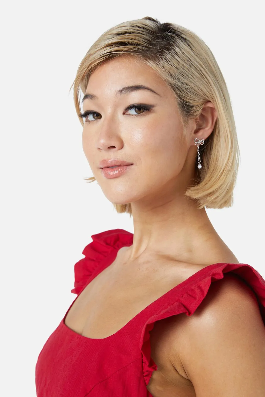 Bow Drop Earrings