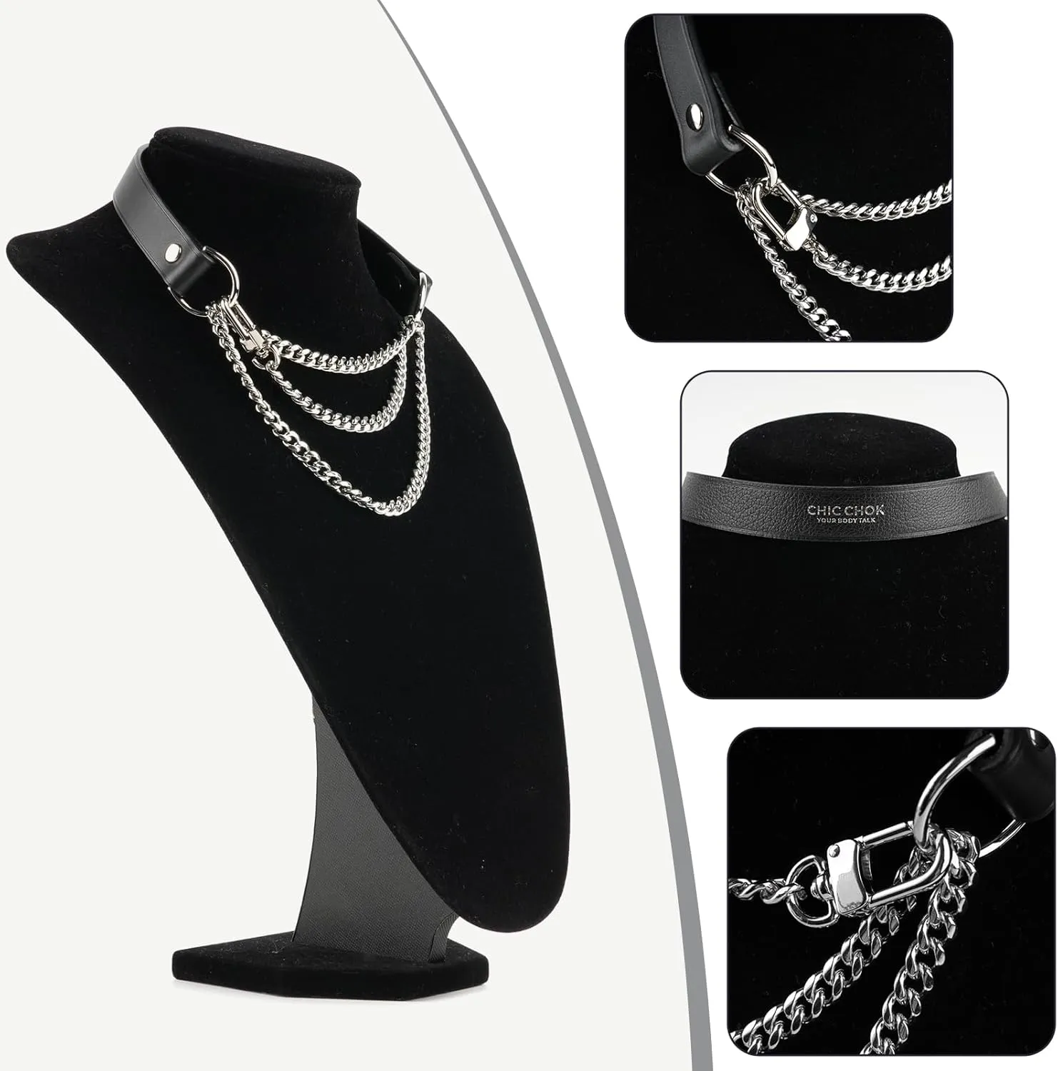 Breathless Choker Leather Necklace For Women