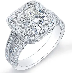 Bridal Set 1-3 Carat (ctw) 5A Cubic Zirconia engagement rings for women Platinum Plated Silver ring Cubic Zirconia rings
