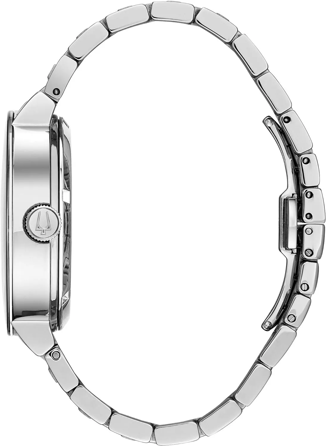 Bulova Men's Modern 3-Hand Automatic Watch, Open Aperture Dial and Edge to Edge Crystal