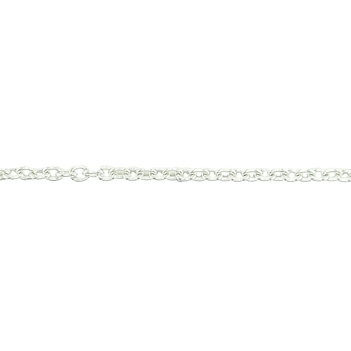 Cable Chain 2.75mm with 24in of Length in Sterling Silver
