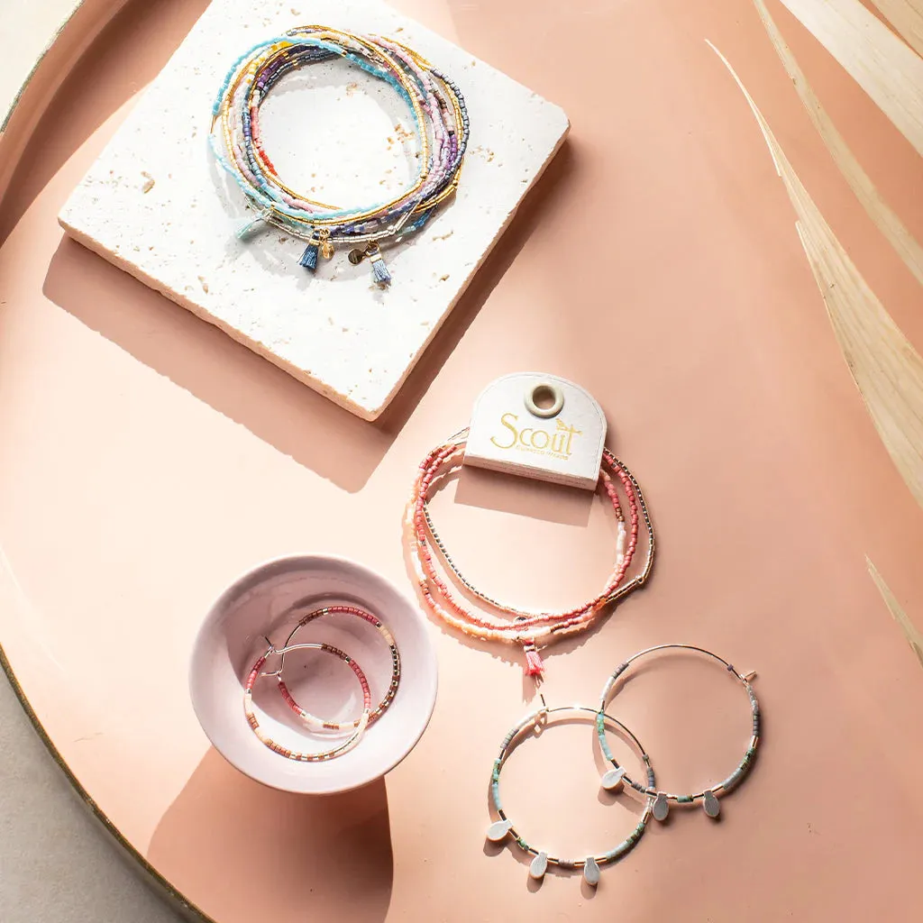 Chromacolor Miyuki Small Hoop Earring