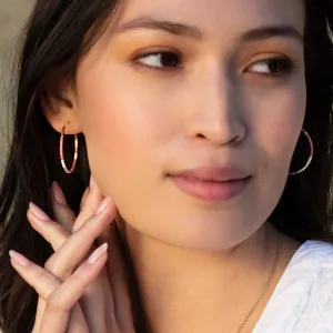Chromacolor Miyuki Small Hoop Earring