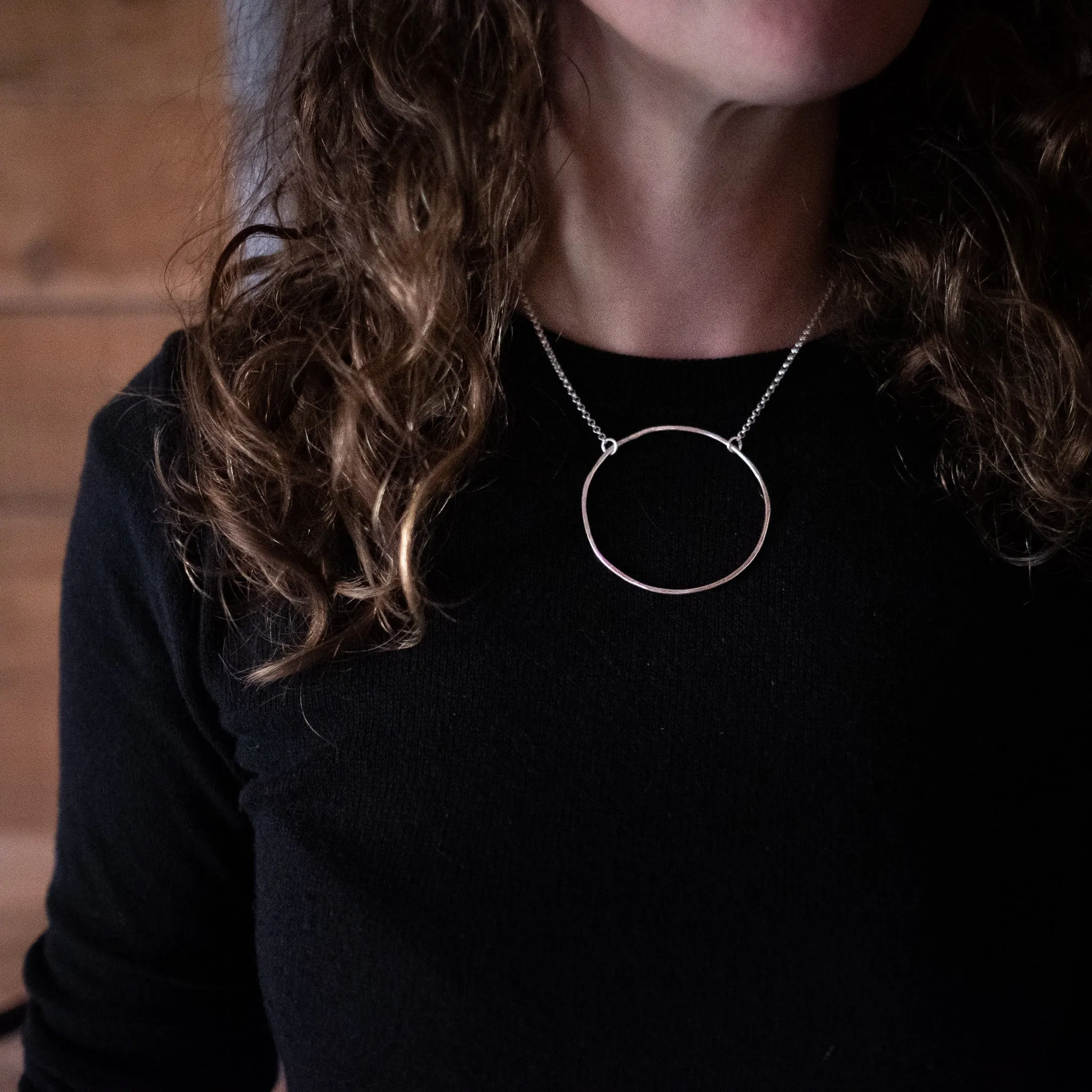 Circle Necklace Large (Polished)