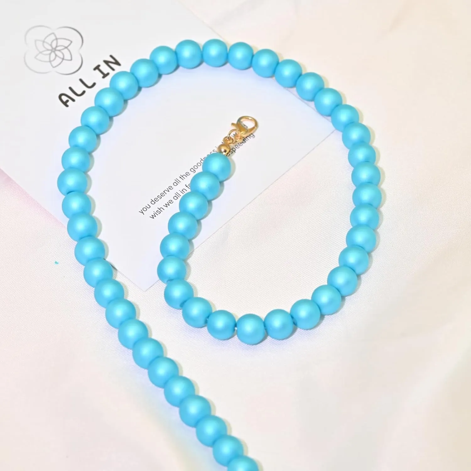 Colorful Mood Choker Baroque Bead Imitation Pearls Necklace, Women, Adults Simple Silver Dainty Pearl Necklaces for easy match