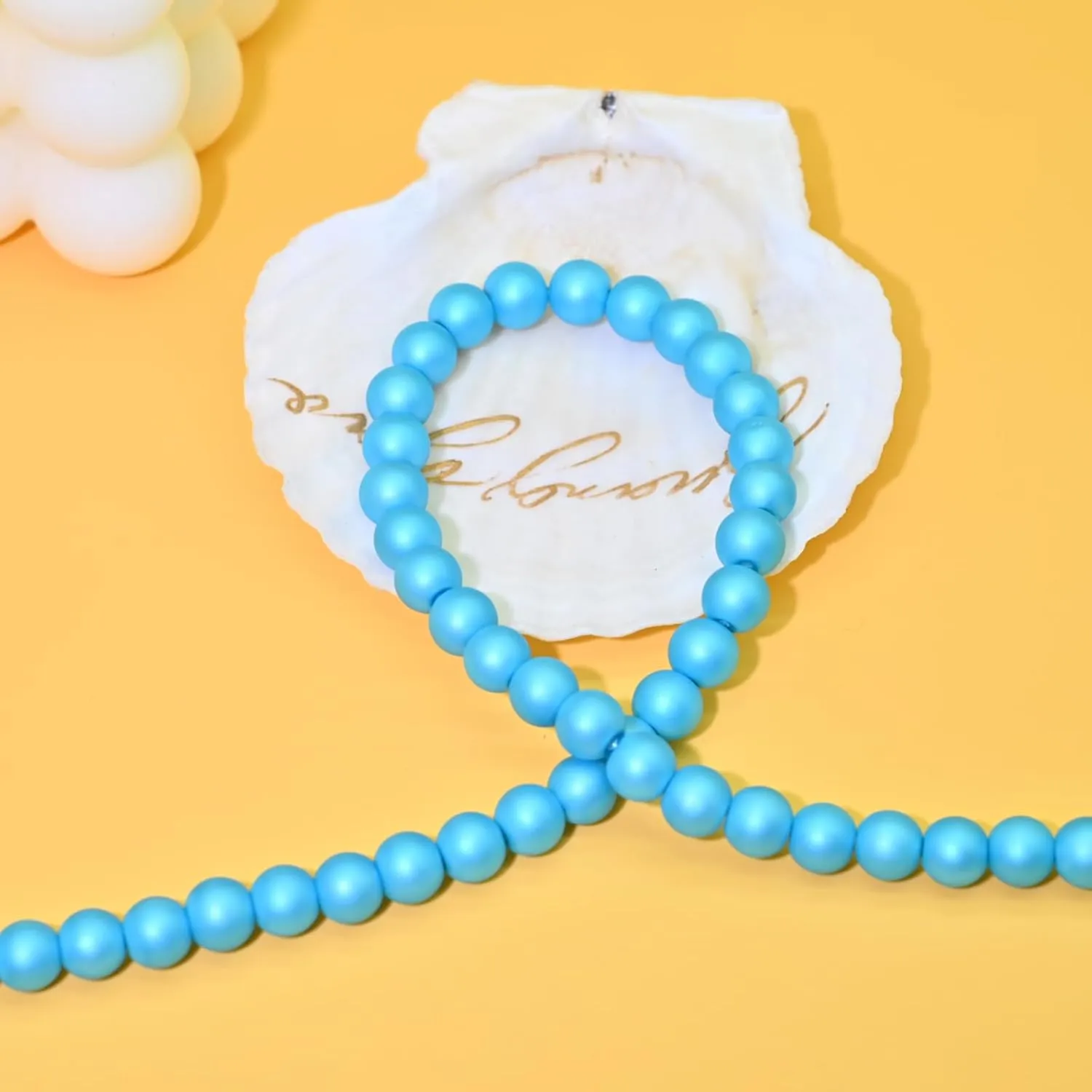 Colorful Mood Choker Baroque Bead Imitation Pearls Necklace, Women, Adults Simple Silver Dainty Pearl Necklaces for easy match