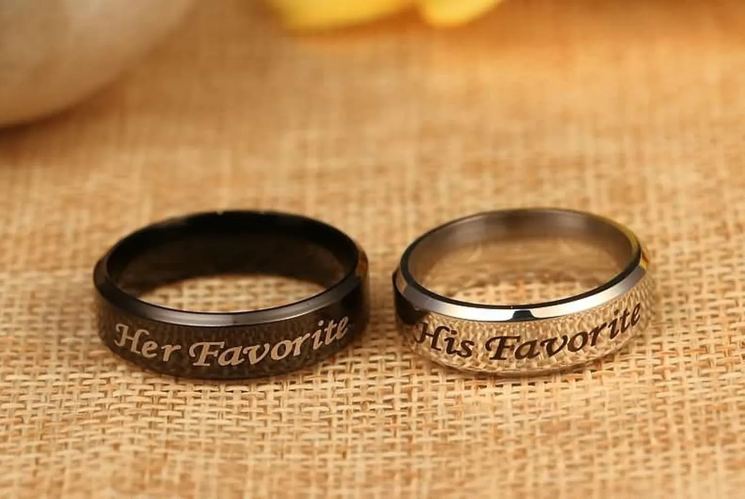 Cute Engagement Rings, Couples Engagement Rings Couples Models High Polished for Couples