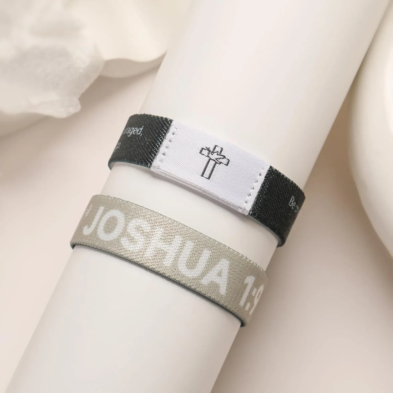 Daily Bible Verse Bracelet Scan for Men Women, Wearable Bible Bracelet Christian Scripture Bracelets Catholic Inspirational Religious Faith Gifts