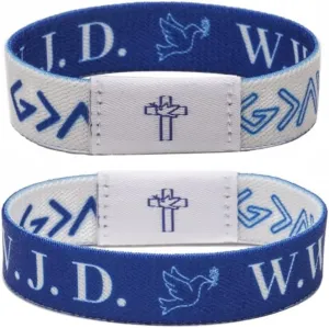 Daily Bible Verse Bracelet Scan for Men Women, Wearable Bible Bracelet Christian Scripture Bracelets Catholic Inspirational Religious Faith Gifts