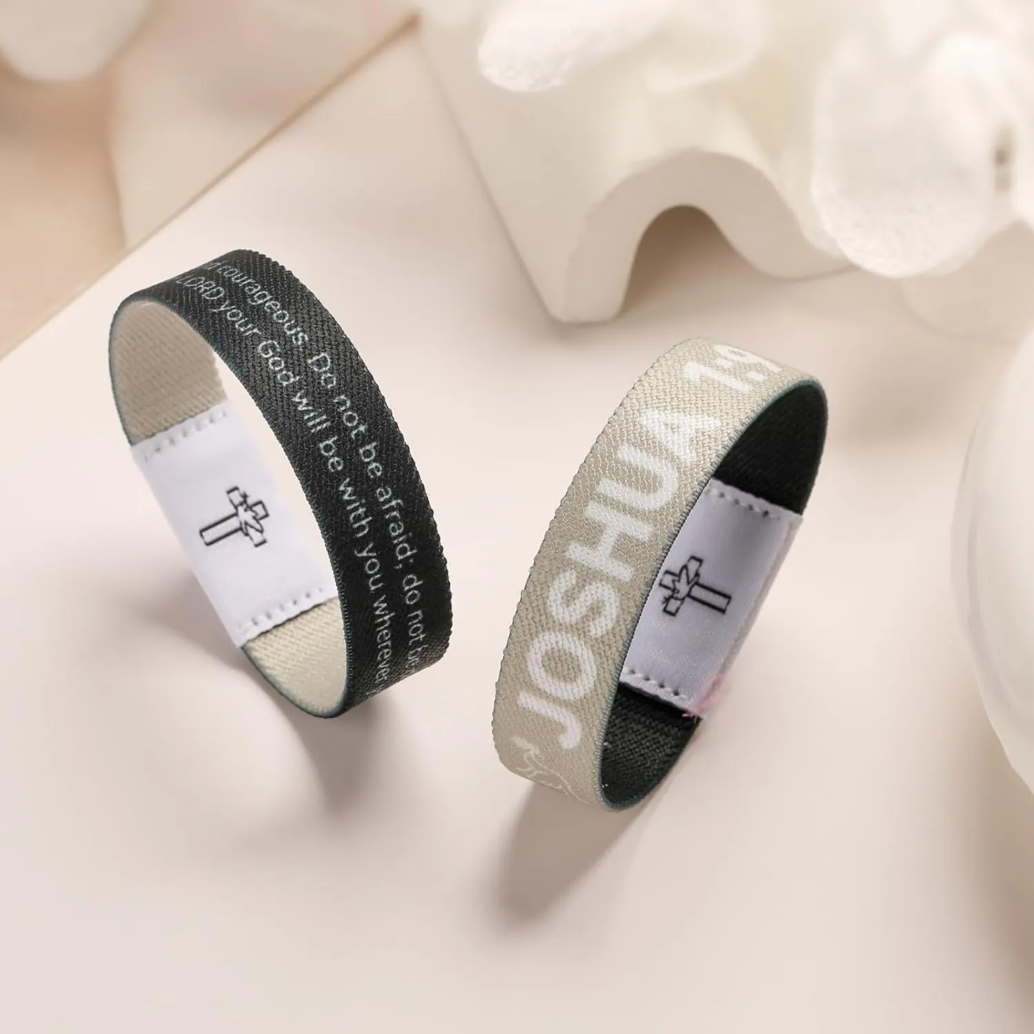 Daily Bible Verse Bracelet Scan for Men Women, Wearable Bible Bracelet Christian Scripture Bracelets Catholic Inspirational Religious Faith Gifts