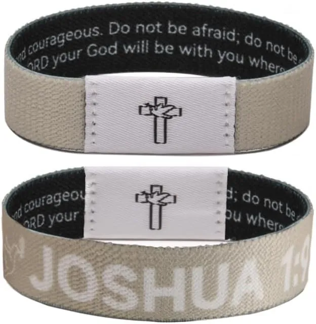 Daily Bible Verse Bracelet Scan for Men Women, Wearable Bible Bracelet Christian Scripture Bracelets Catholic Inspirational Religious Faith Gifts