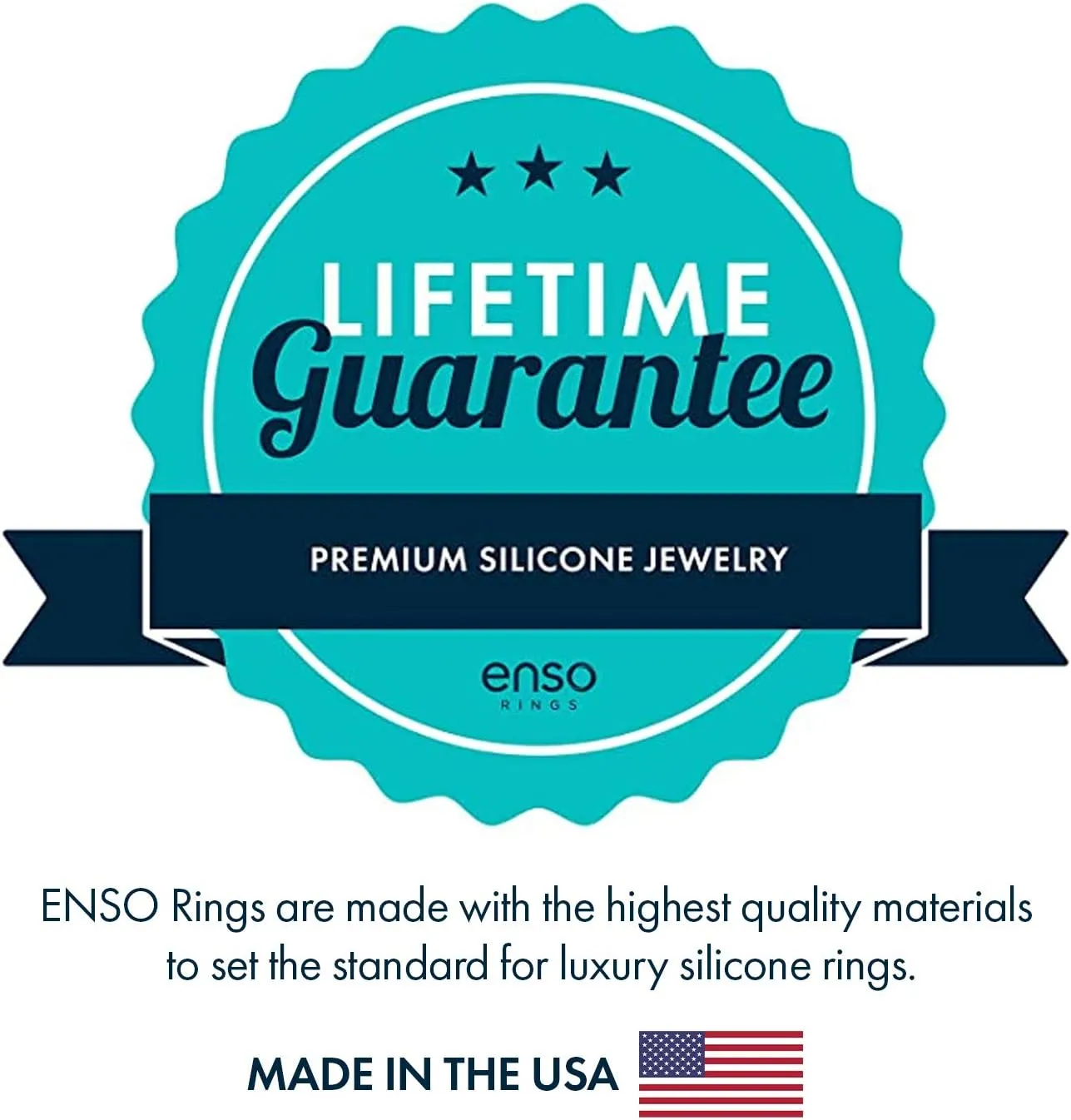 Enso Rings Space Printed Silicone Ring - Comfortable and Flexible Design