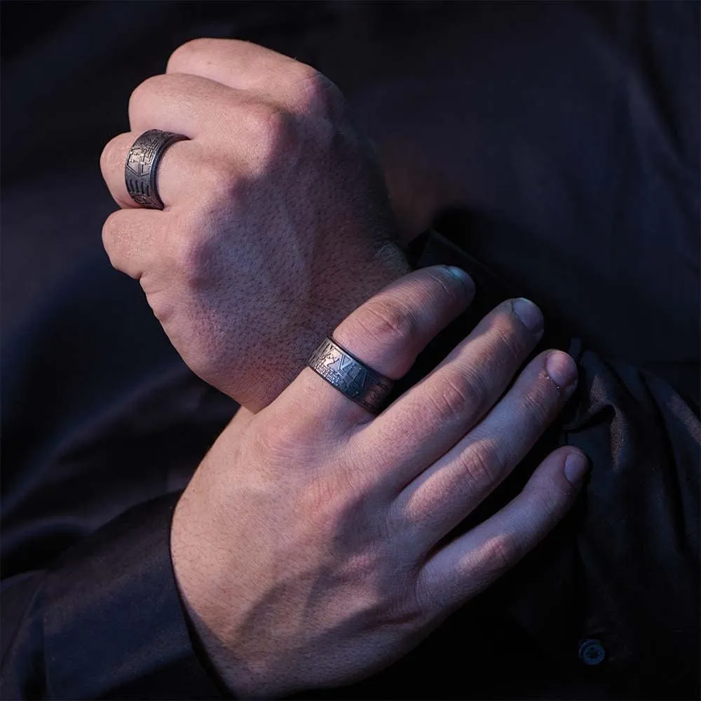 Enso Rings Star Wars Marquee Silicone Rings, Wide Ring Collection, Comfortable and Flexible Design