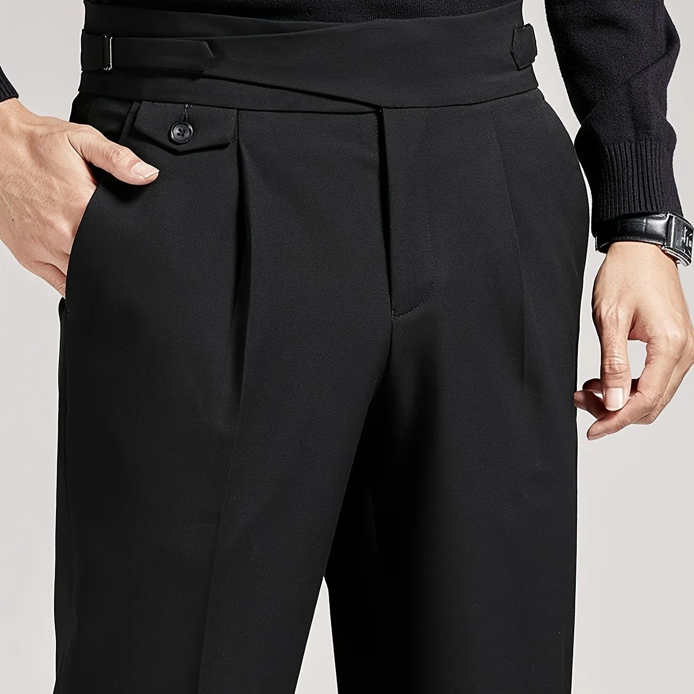 Evan  Sleek Cropped Suit Pants