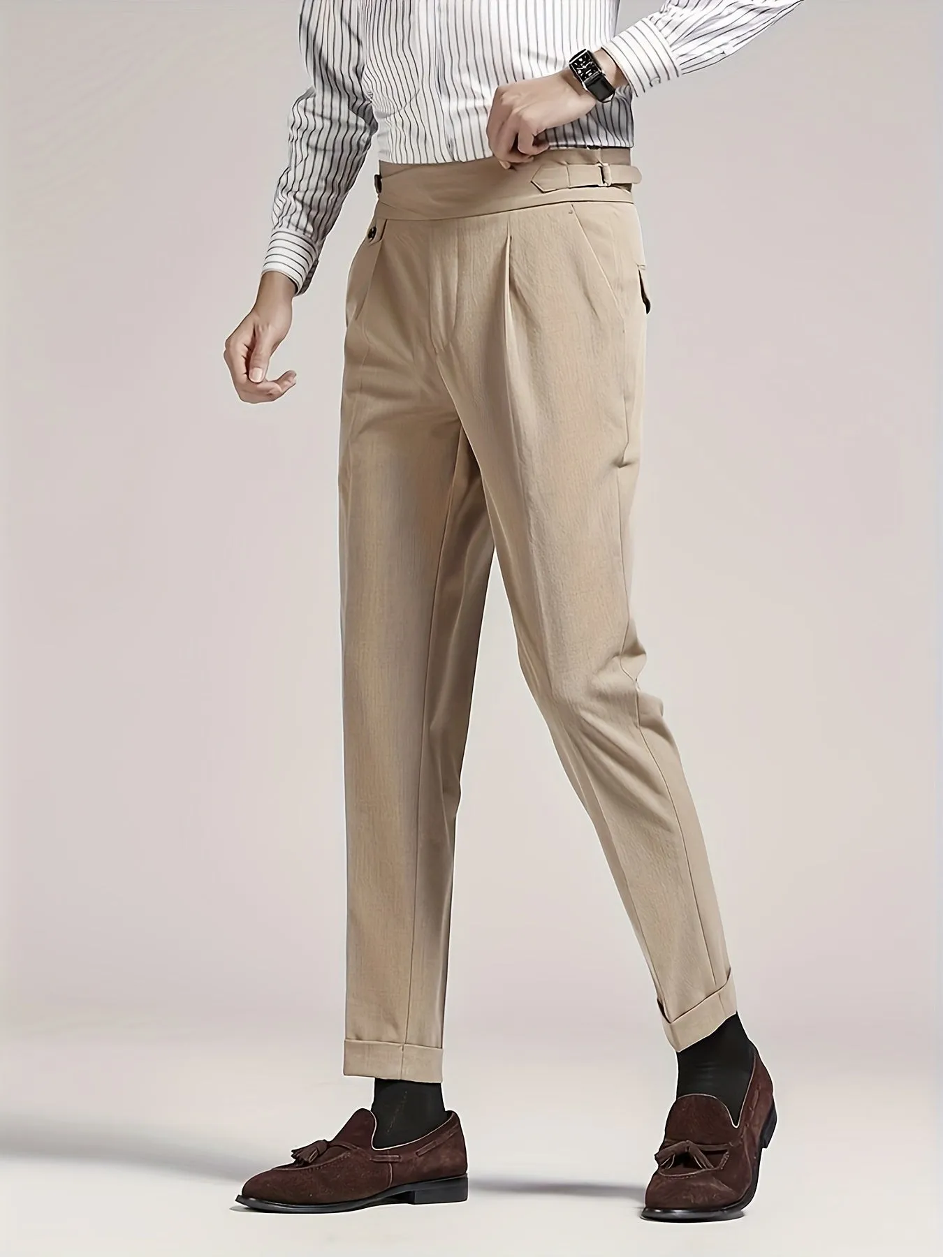 Evan  Sleek Cropped Suit Pants
