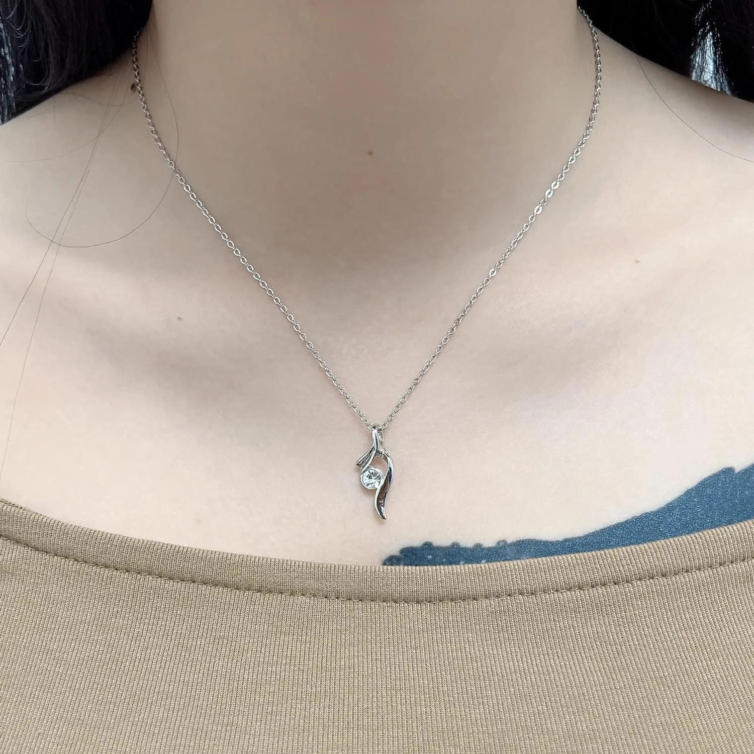 Fashion Simple Necklace Earrings Set Bracelets Jewelry Crystal Pendant for Women Lady Wife Wedding Birthday Party Prom