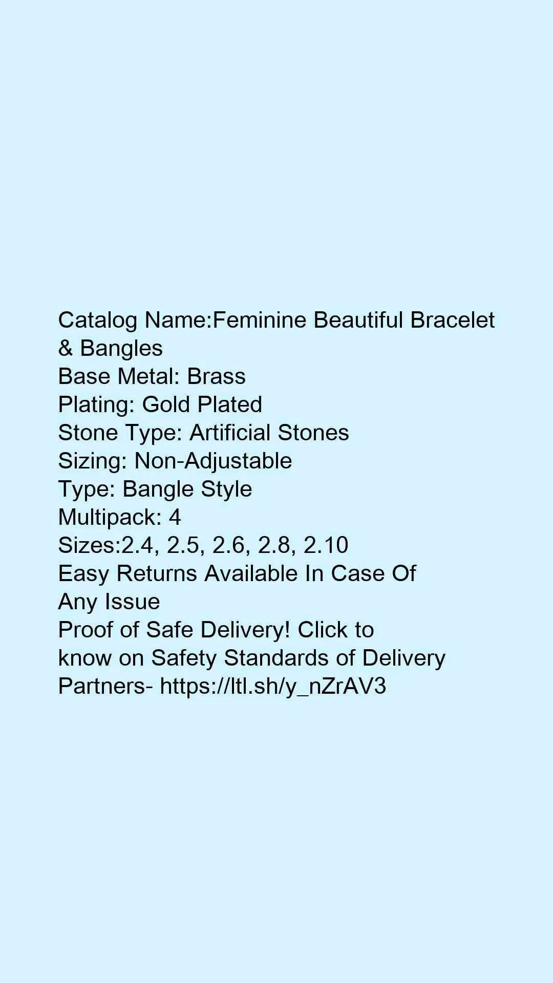 Feminine Beautiful Bracelet & Bangles