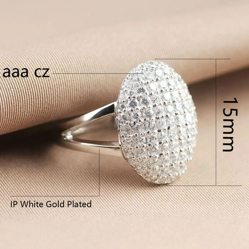Film Rings Bella's Ring White Gold Plated Cz Women Wedding Ring Engagement Ring