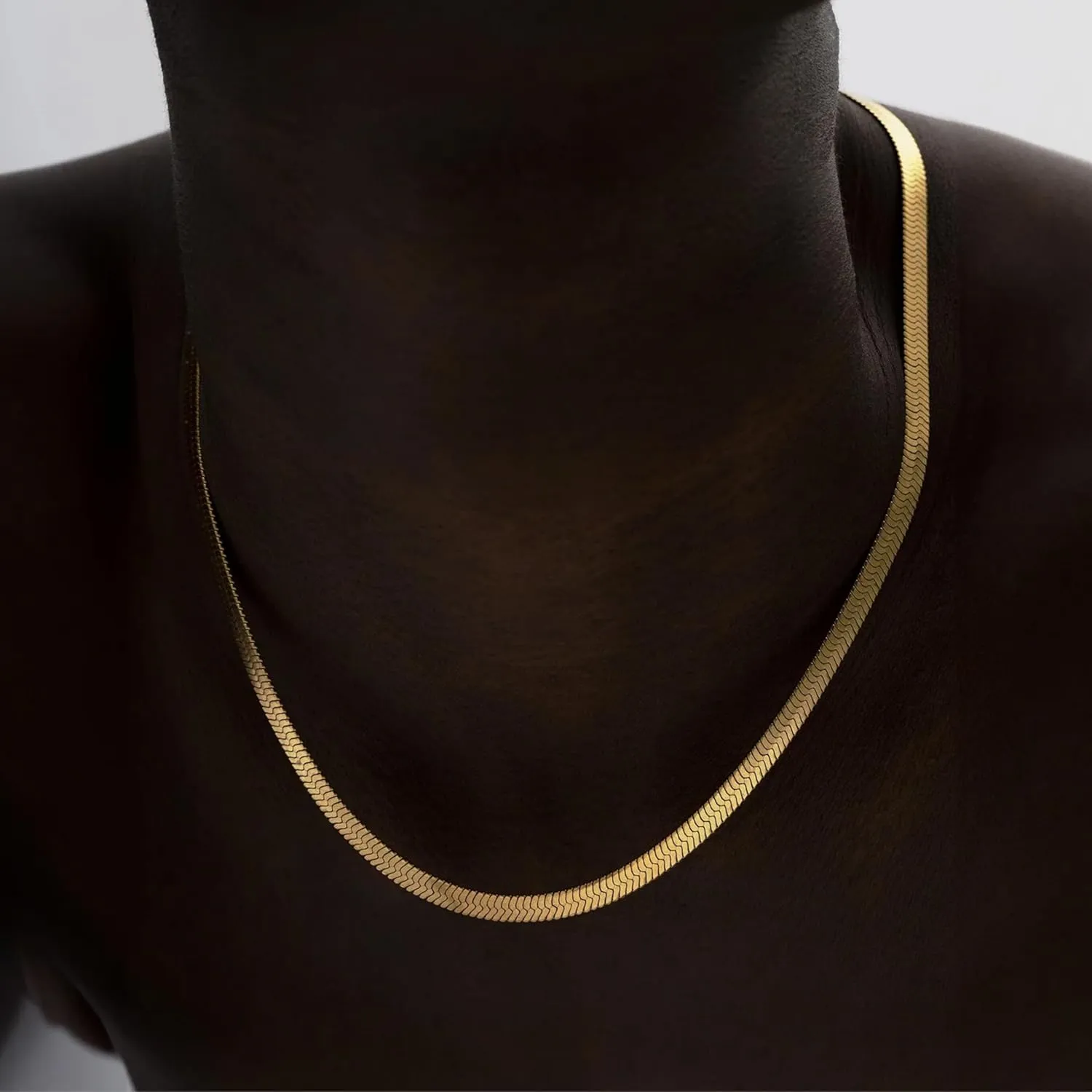 Hey Harper Gold Necklace For Women Trendy Necklace - 14K Golden PVD Coating Waterproof & Sweatproof Non Tarnish Jewelry Chain Necklaces