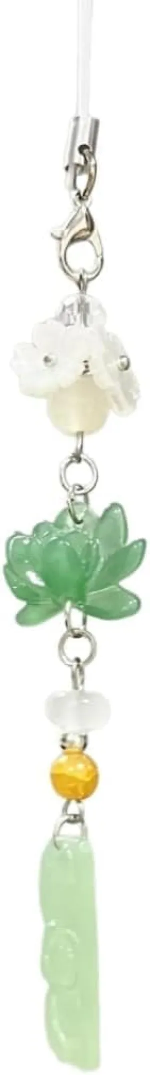Jowxsx Green Multifunctional Flower Phone Chain for Women Pendant for Keychain Bag, Phone Charm Decor Accessories