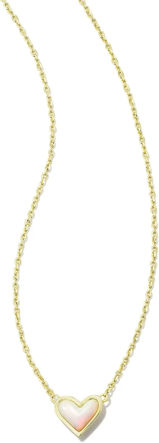 Kendra Scott Framed Ari Heart Pendant Necklace, Fashion Jewelry for Women