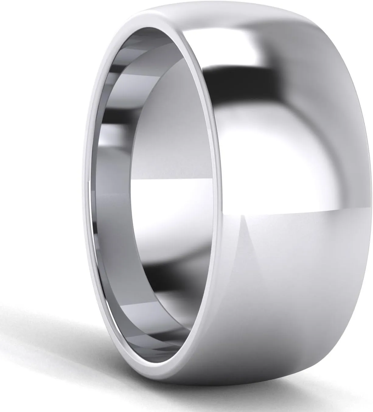 LANDA JEWEL 2/3/4/5/6/8/9mm Heavy Sterling Silver Comfort Fit Polished Womens Wedding Ring Plain Band
