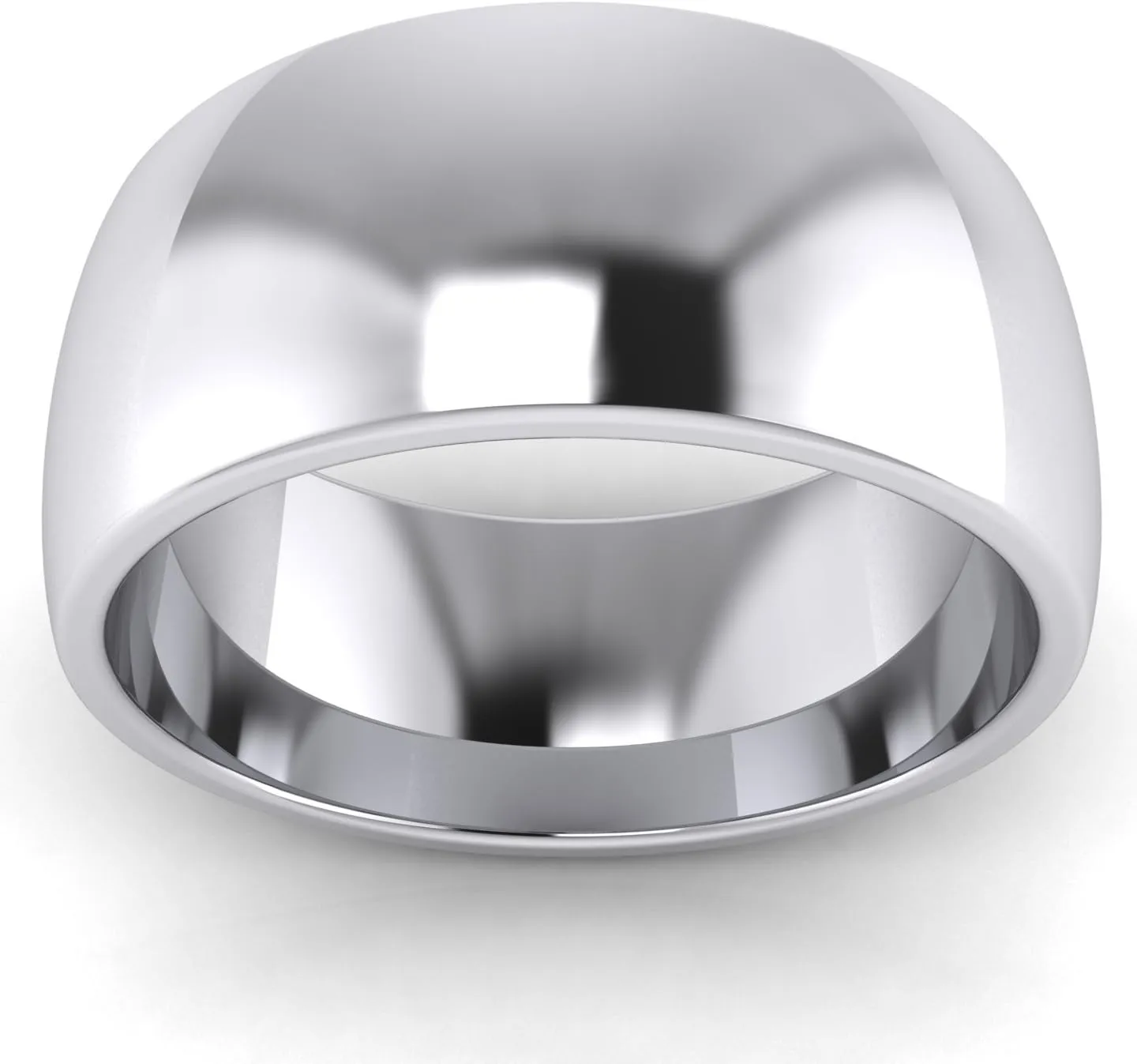 LANDA JEWEL 2/3/4/5/6/8/9mm Heavy Sterling Silver Comfort Fit Polished Womens Wedding Ring Plain Band