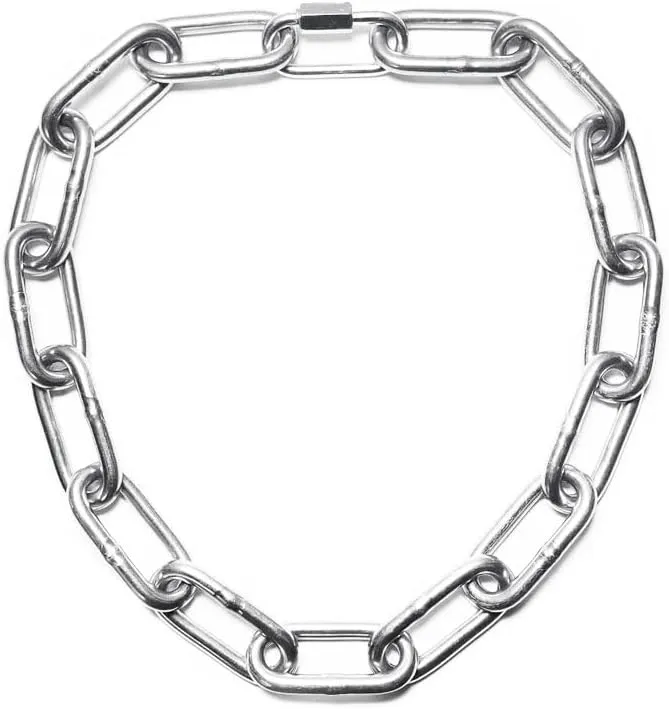 Men's Heavy Duty Quee Goth Grunge Chunky Necklaces Punk Stainless Steel Alternative Industrial Collar Choker Link Chain For Women Jewelry