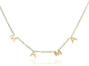 Name Necklace for Women  Personalized 1-10 Letters Initial Necklace  Dainty Alphabet Jewelry, Gifts for Friends