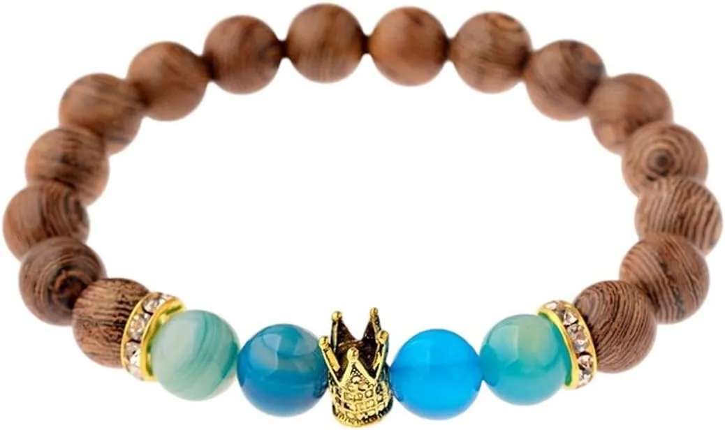 New 2026 10Mm Natural Wood Beads Yoga Bracelet For Women Men Elastic Buddhist Prayer Buddha Bracelets&bangles Jewelry Hombre Fashion Trendy Accessories Creative Gift