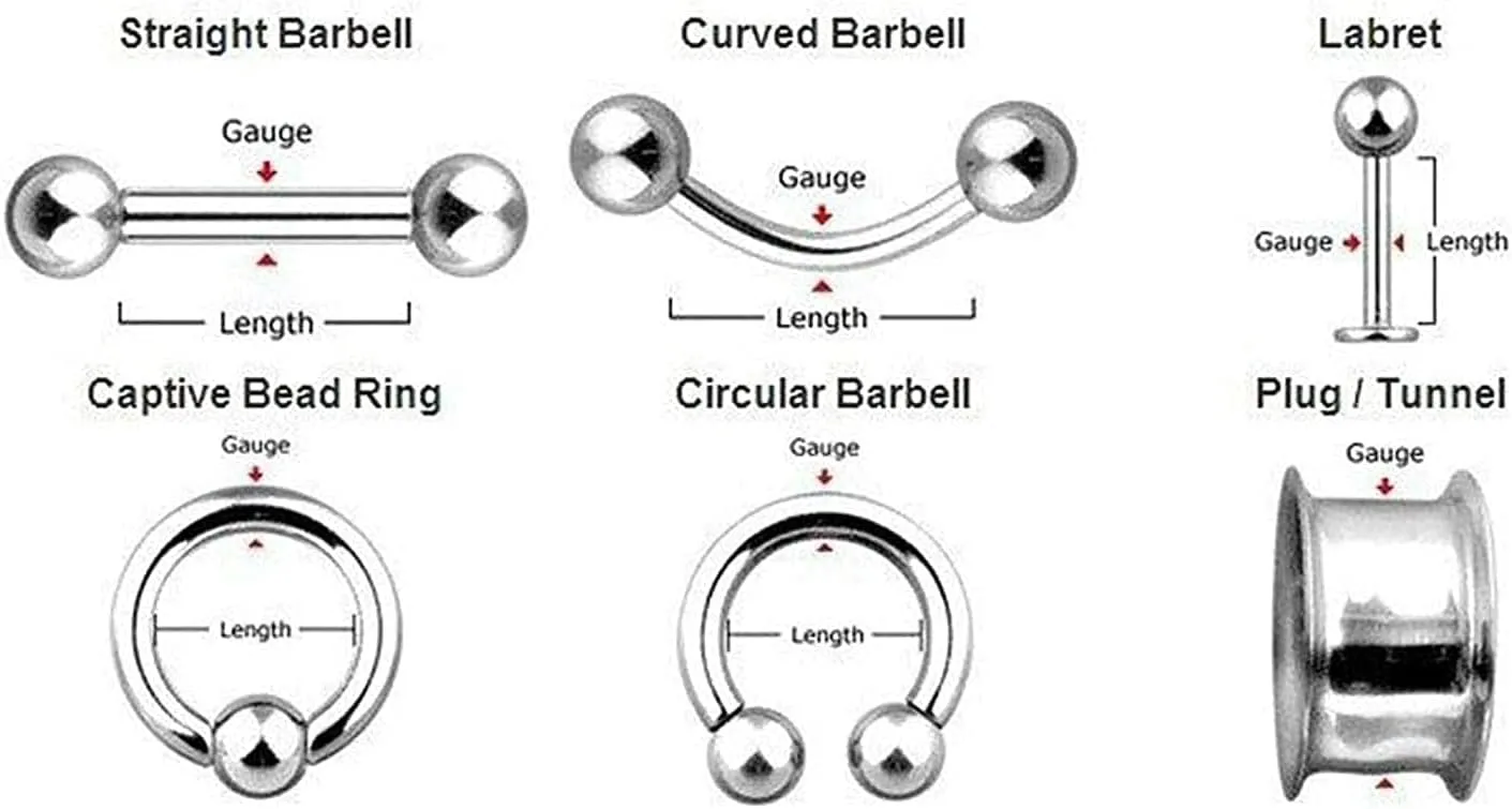 Pair (2PCS) HEMATITE STONE PLUGS Double Flare Organic Gauges Ear Tunnels 9288, Black