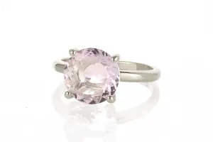 Rose Quartz Ring - Charming 925 Silver Jewelry for Women - Engagement, Birthday, Love Rings for Women - June Birthstone