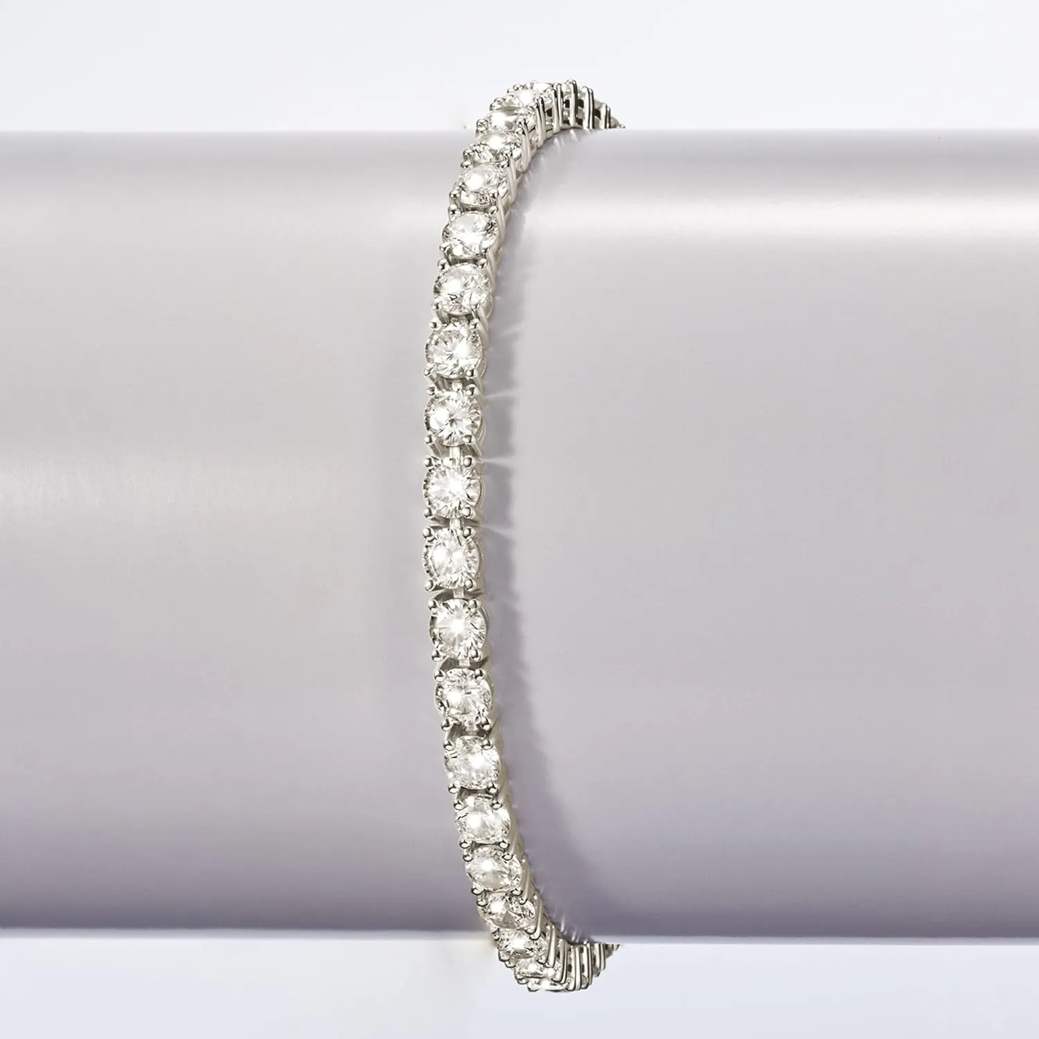 Ross-Simons 15.00 ct. t.w. CZ Tennis Bracelet in Sterling Silver