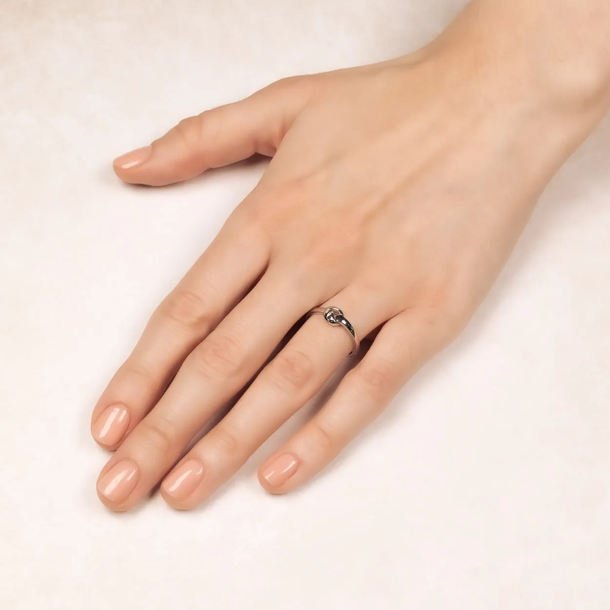 Silver Knot Ring