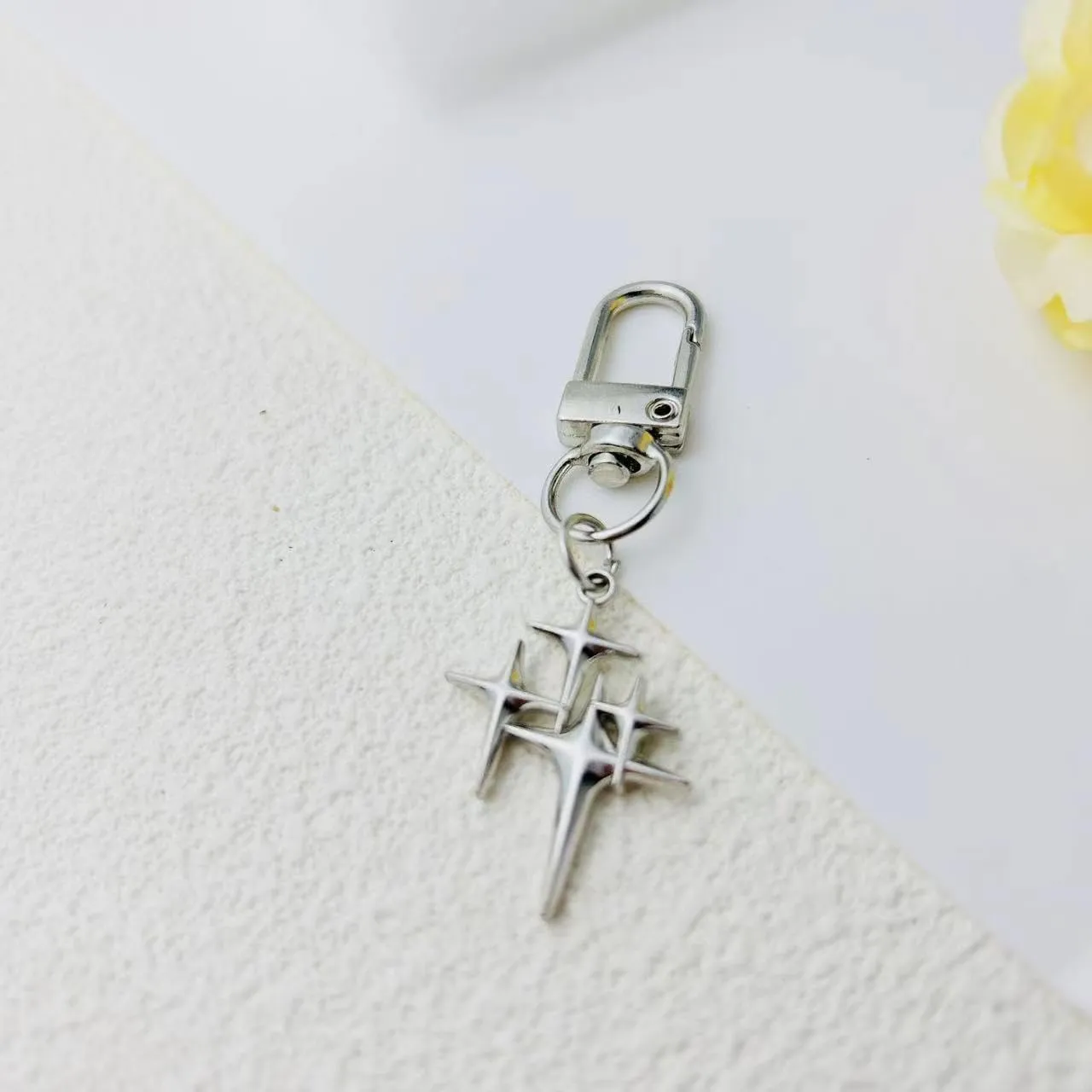Star Moon Keychain Y2k Aesthetic Accessories Keychain Purse Bag Charms Keyring for Women Girls